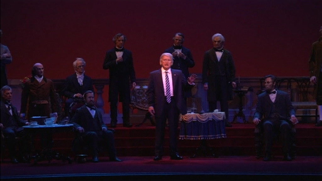 Animatronic Trump Joins Disney's Hall Of Presidents - ABC News