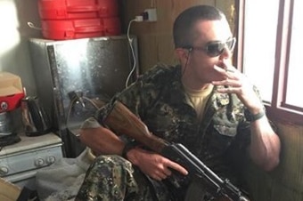 Anti-Islamic State fighter Ashley Dyball