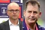 Headshots of Dale Alcock and Ross Lyon.