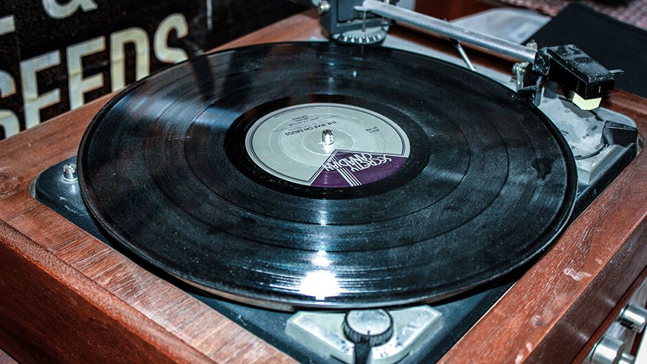 A record player, key to Tatjana Clancy efforts to manage her bipolar.