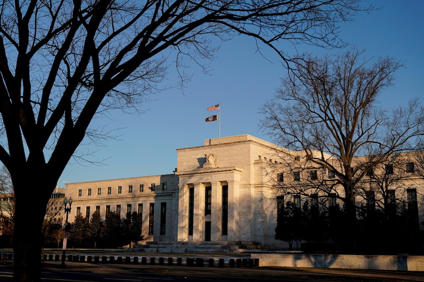 The Federal Reserve building in Washington, DC.