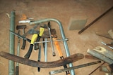 Police have seized these implements in Yuendumu.