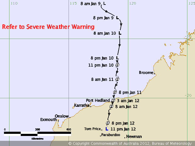 Tropical Cyclone Heidi - ABC News