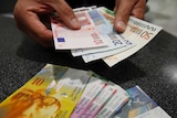Euros and Swiss francs
