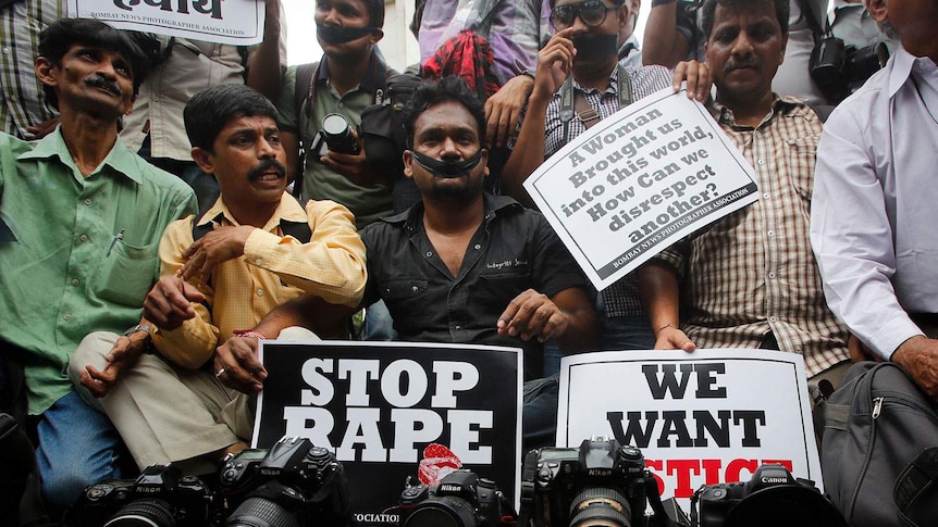 Rape protest in Mumbai