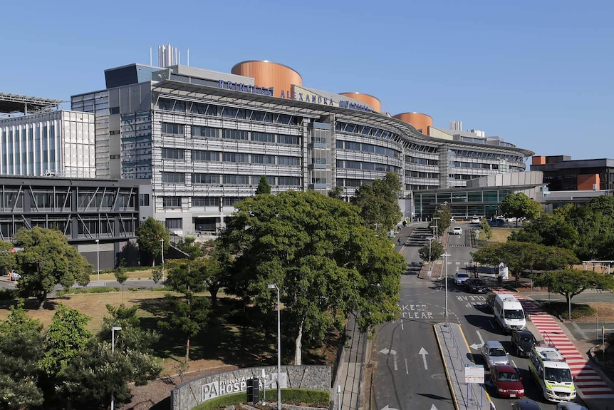 A multi-storey hospital complex