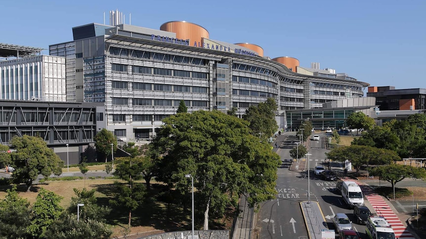 A multi-storey hospital complex