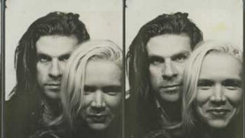 Tex Perkins and his partner Kristyna in the early years.