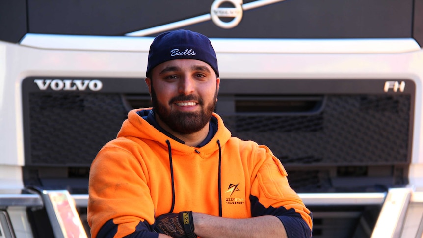 Truck driver Carem Mehrez