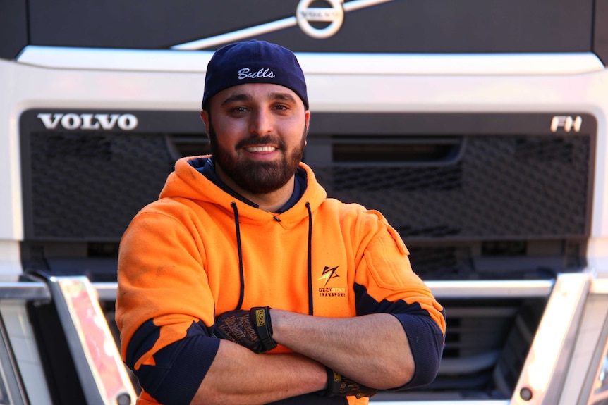 Truck driver Carem Mehrez