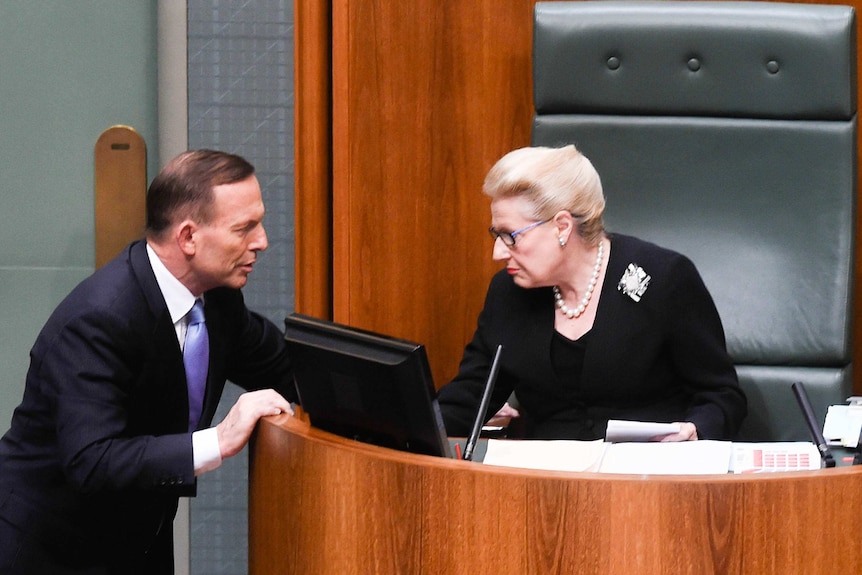 Tony Abbott and Bronwyn Bishop