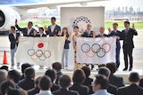 Olympic flag arrives in Tokyo for 2020 Games