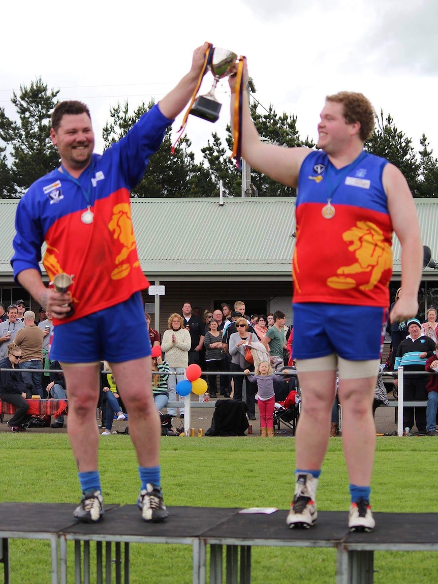 Great Western with the Reserves Premiership Cup