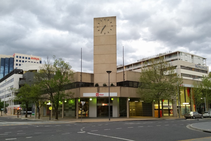 The Canberra GPO sits in the main centre of town.