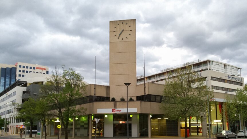 The Canberra GPO sits in the main centre of town.