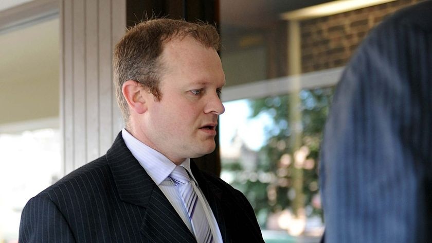 Mark Wilhelm arrives at the Supreme Court in Darlinghurst, Sydney