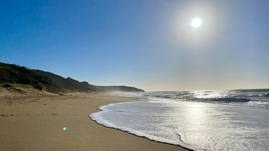 Clear morning at Victorian beach