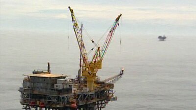 Bass Strait oil rig.