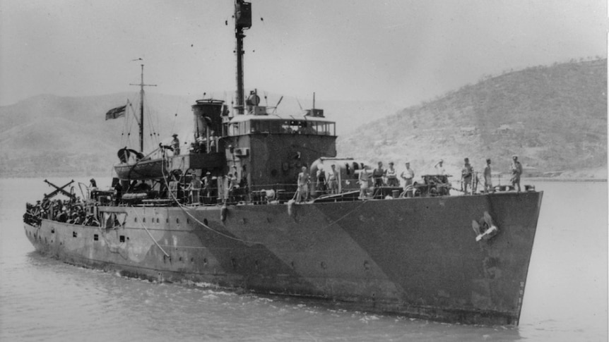 World War II ship.