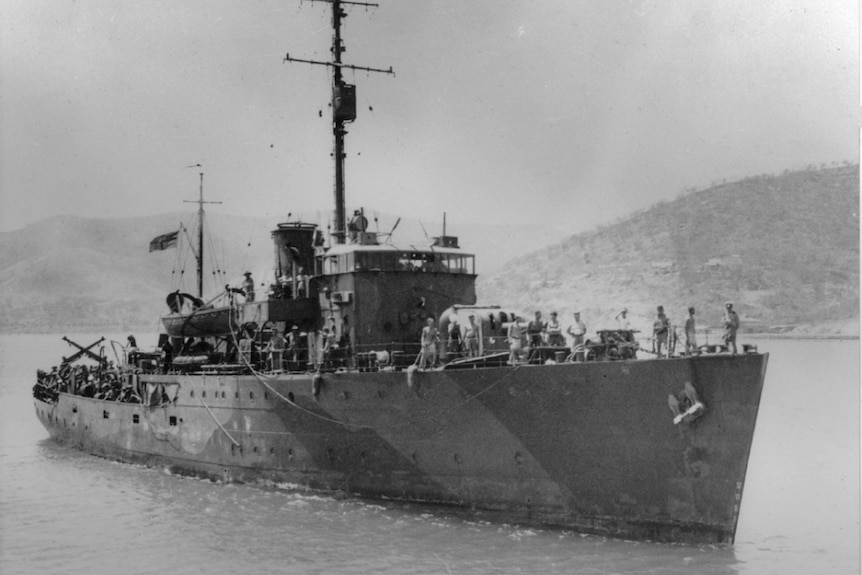 World War II ship.