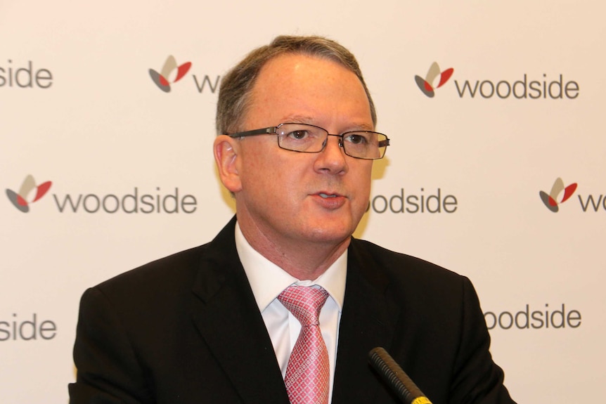 Headshot of Woodside managing director Peter Coleman