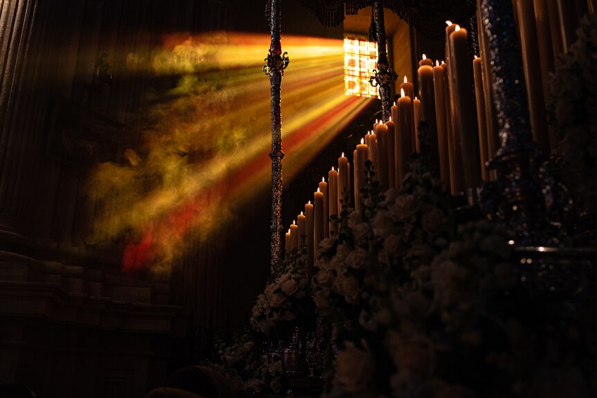 Incense in a cathedral