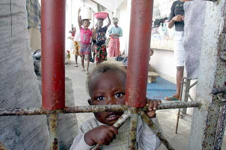 Child in Monrovia