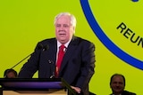 Clive Palmer speaks at the Palmer United Party's Nation campaign launch on the Sunshine Coast.