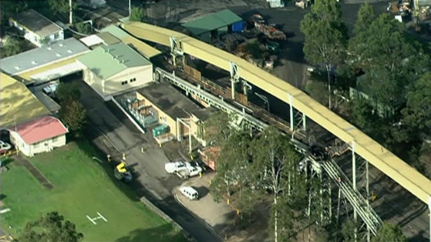 The Austar coal mine at Paxton in the Hunter Valley where two men died in a mine collapse in April 2014.