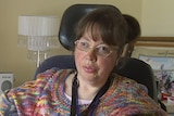 Sue, who has cerebral palsy, and lived in an aged care facility in WA