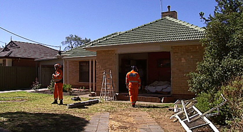 Lucky escape as car crashes house - ABC News
