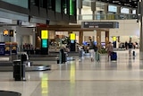 Brisbane Domestic Airport Qantas baggage collection looking empty 