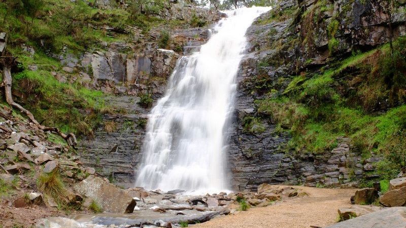 Silverband Falls in the Grampians