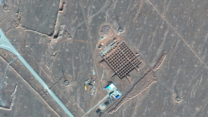 satellite photo shows construction at Iran's Fordo nuclear facility