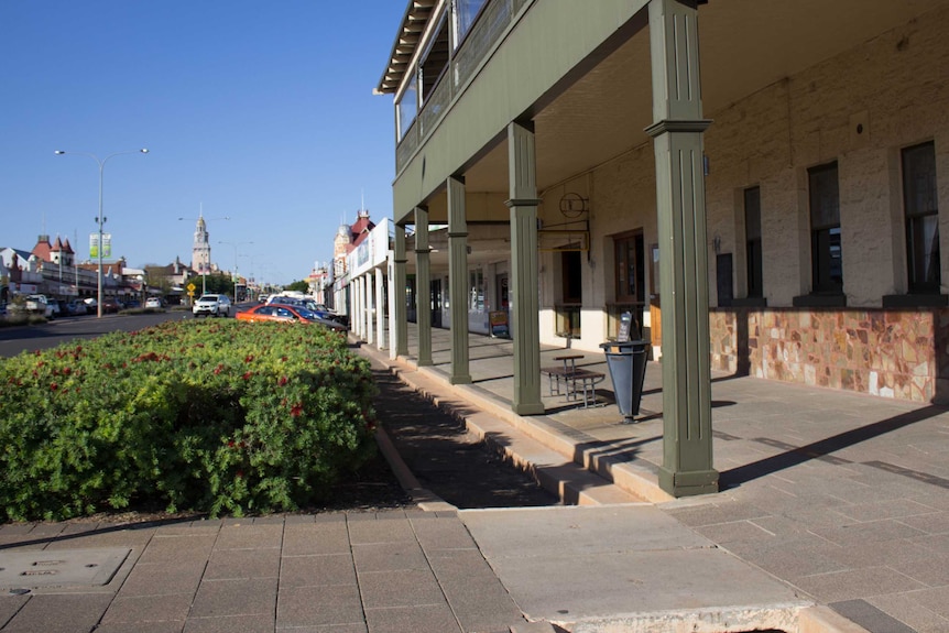 A view down Hannan Street.