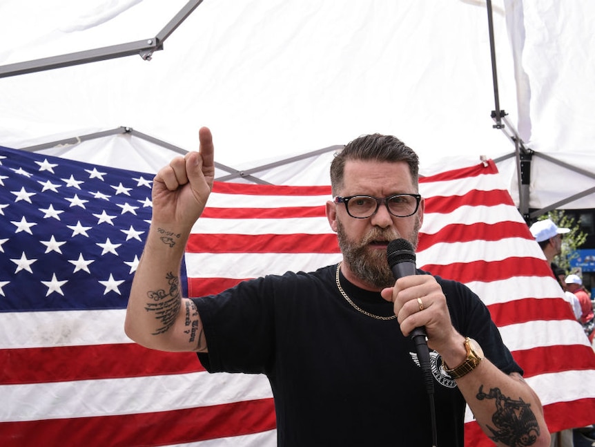 Proud Boys founder Gavin McInnes wanted to tour Australia