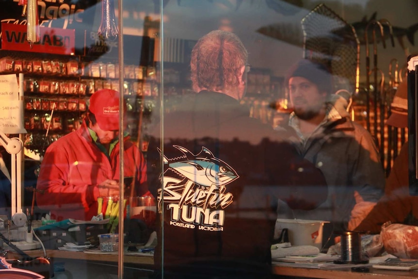 John Johnstone's tackle shop serves keen tuna anglers