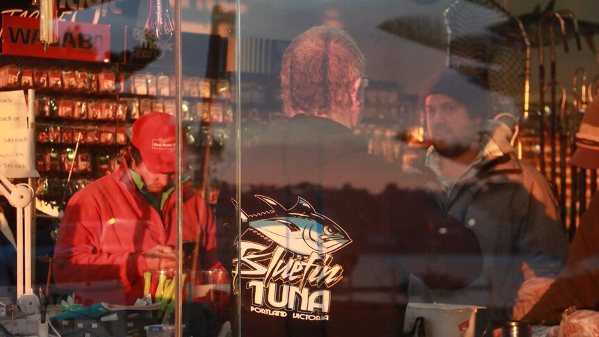 John Johnstone's tackle shop serves keen tuna anglers