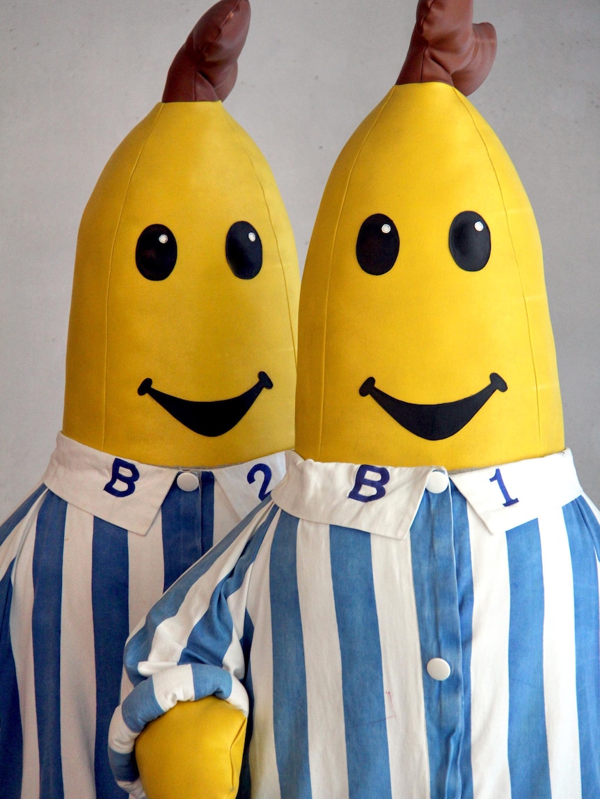 LtoR B2 and B1, the Bananas in Pyjamas.