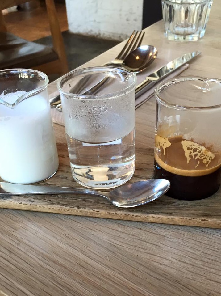 Deconstructed coffee in Melbourne