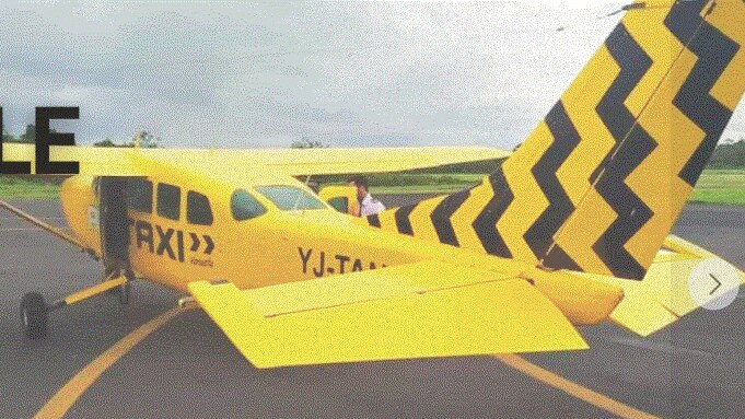 Vanuatu Air Taxi plane (Air Taxi FB)