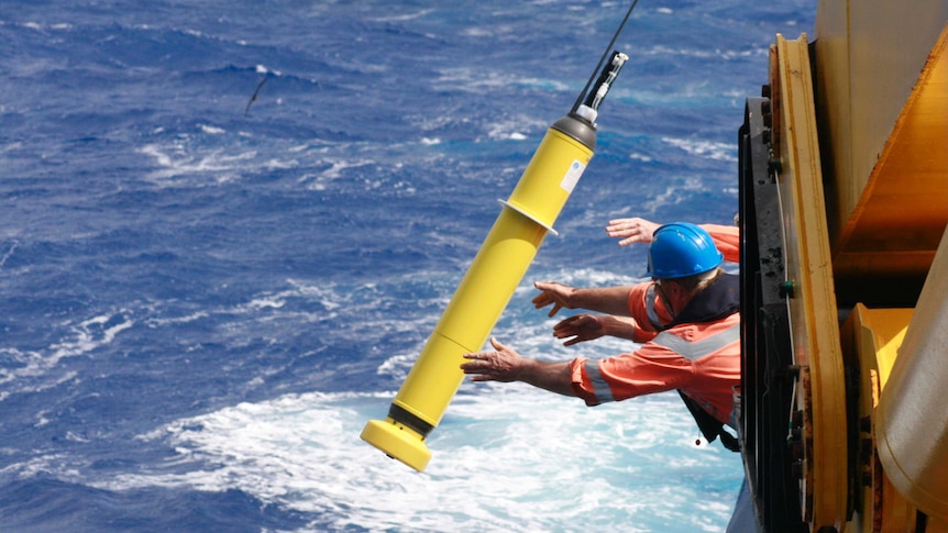 Argo robot deployed in ocean