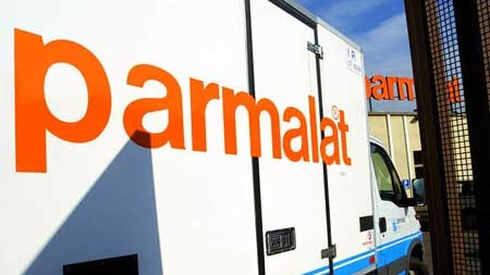 Parmalat logo on a truck