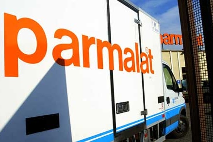 Parmalat logo on a truck