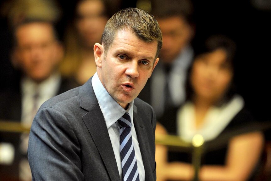 NSW Treasurer Mike Baird hands down his budget