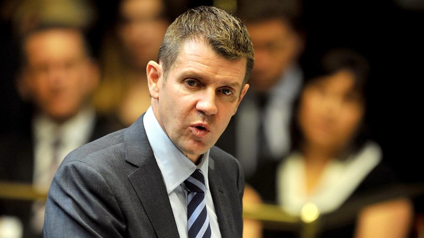 NSW Treasurer Mike Baird hands down his budget