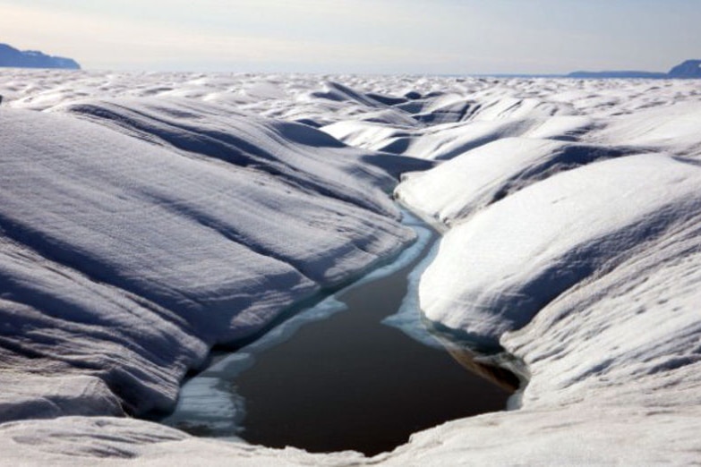 Petermann glacier in Greenland