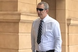 Darren Geoffrey Lorke outside court in Adelaide