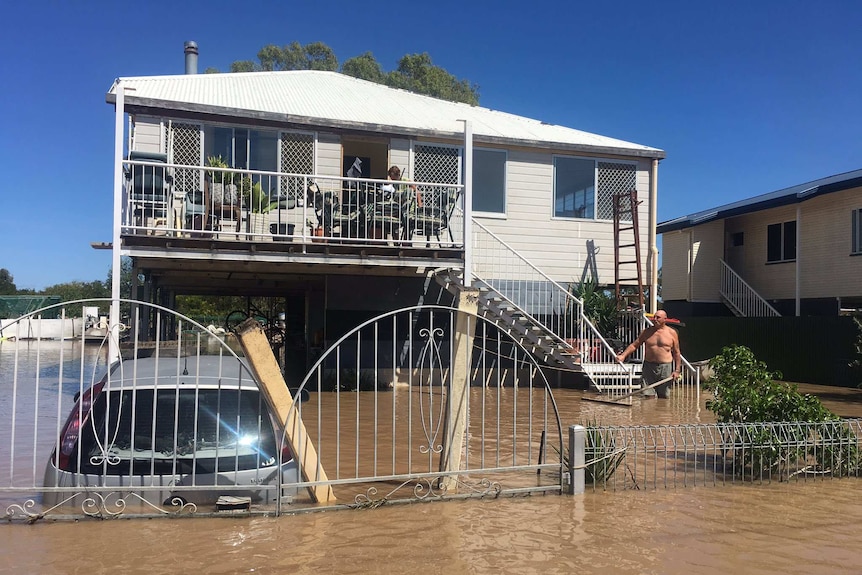 Rockhampton residents are still stranded as flood waters recede.