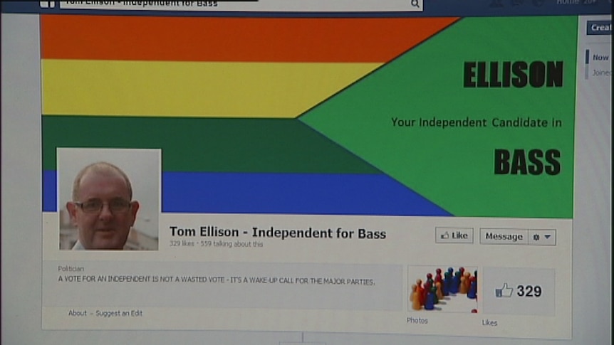 Bass candidate Tom Ellison's Facebook page